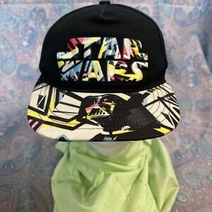 Star Wars Darth Vader Multicolored Snapback Hat – 3D Embroidered Logo